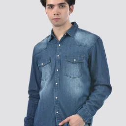 CAMLA Men Faded Opaque Casual Shirt-picture-40