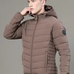 Red Tape Men Solid Hood Padded Jacket image 5