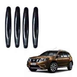 SPREADX Plastic Car Compact Black Colour Elegant Door Guard Protection Universal Type Suitable for Nissan Terrano (Set of 4 Pcs)-picture-36