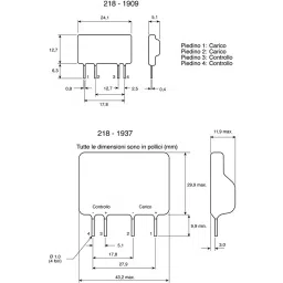 SENSATA/CRYDOM Solid State Relay 1.5 A RMS Load PCB Mount 280 V 10 DC Control, ASO241 image 4