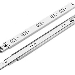 Met Craft Mild Steel Premium Telescopic Drawer Runner 24 Inch with 5 Ball Bearing(Silver)-image-33