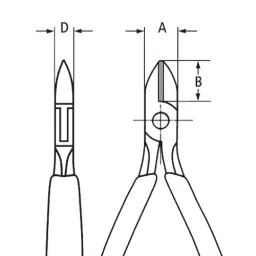 Knipex 115 mm Electronics Diagonal Cutter 77 01 115 image 4