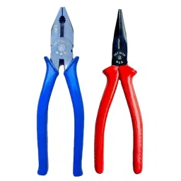 Sky Blue SBE443 203.2 mm (8 Inch) Steel Lineman Plier (Pack of 2)-picture-10