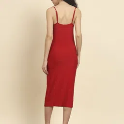 Trend Arrest Shoulder Straps Bodycon Midi Dress image 5