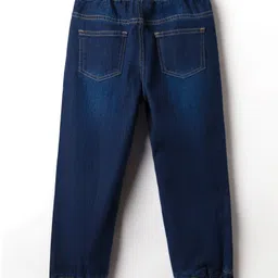 Pine Kids Denim Woven Full Length Washed Jeans - Blue image 2