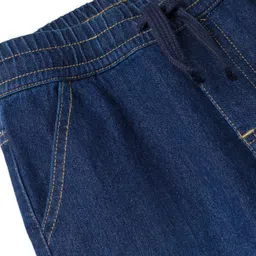 Pine Kids Denim Woven Full Length Washed Jeans - Blue image 4