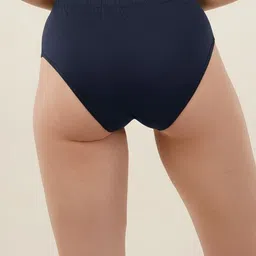 Moda Rapido Women Pack Of 2 Cotton Mid-Rise Seamless Hipster Briefs image 2