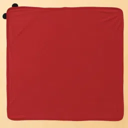 Babyoye Disney Interlock Knit Hooded Towel & Wrappers With Mickey Mouse Graphic Pack of 2 L 83 x B 83 cm - Red & White image 5