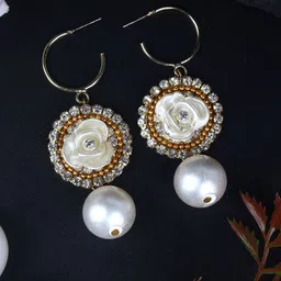 KPOP Gold-Plated Contemporary Cubic Zirconia Drop Earrings-image-37