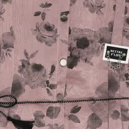 we11 Floral Print Chiffon Fit & Flare Dress image 3