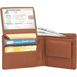 NICE PURSE Men Textured PU Two Fold Wallet image 4