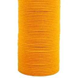 Guddan Set of 96 Peach & Haldi Metal Velvet Bangles image 3