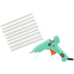 Fadman 20 W Standard Temperature Hot Melt Mini Glue Gun with 9 Stick Turquoise 7 mm Stick Dia., 0060-TURQUOISEMINI20WT-9ST-picture-36