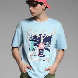 Jack & Jones Men Printed Raw Edge T-shirt image 2