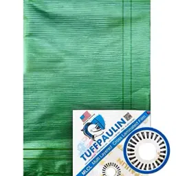 TUFFPAULIN HDPE Plastic Green Pods Home Garden Plant Grow Bags 15x10x8 inch-image-5