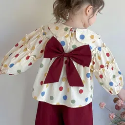 LULU & SKY Girls Printed Tunic with Trousers image 4