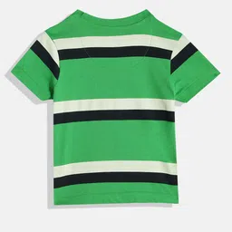U.S. Polo Assn. Kids Boys Striped Pure Cotton T-shirt image 4