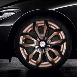 Auto Pearl CoRv23 R13 33.02 cm (13 Inch) PPress Type Wheel Hubcap with Retention Ring Glossy Copper Reverse Wheel Cover for Maruti Versa (Set of 4) image 2