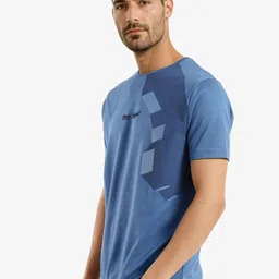 RARE RABBIT Men Printed Pockets Boxy T-shirt image 4