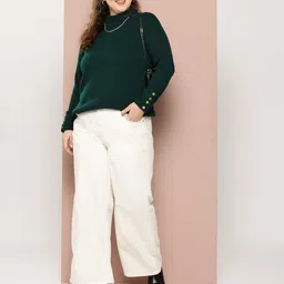 Sztori Plus Size Knitted Pullover image 5