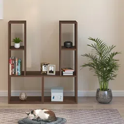 bluewud Petel Brown Wooden TV Entertainment Unit image 4