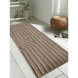 OBSESSIONS Brown Beaver Abstract Bedside Runner image 1