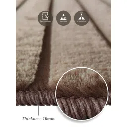 OBSESSIONS Brown Beaver Abstract Bedside Runner image 3