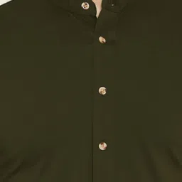 THE BEETEL HOUSE Men Comfort Band Collar Casual Shirt image 3