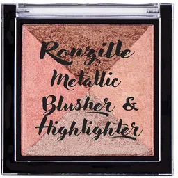 Ronzille Square Shimmer Brick Metallic Highlighter - Beige 05 image 2