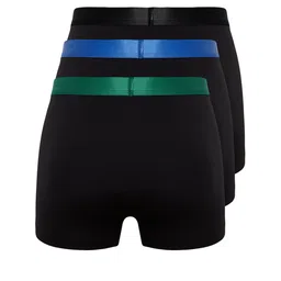 Trendyol Pack Of 3 Mid-Rise Trunks- 969317937-Black image 2