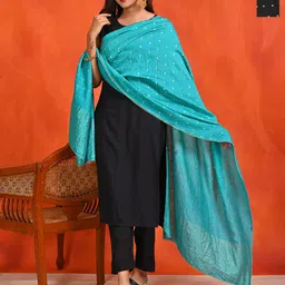 HELLA FASHIONS Embroidered Dupatta-image-72