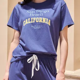 ETC X beebelle Women Printed Top & Joggers Co-Ord Set image 2