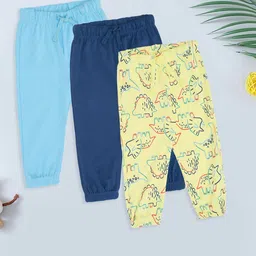 Pantaloons Baby Infant Boys Pack Of 3 Printed Pure Cotton Mid-Rise Joggers-picture-53