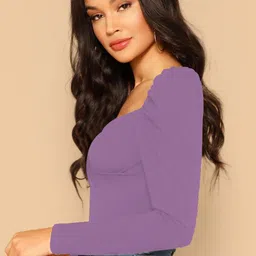 Dream Beauty Fashion Sweetheart Neck Fitted Top image 5