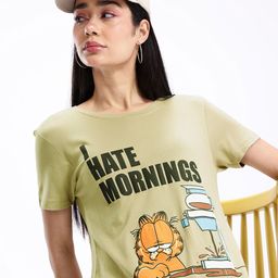 Kook N Keech Garfield Printed T-shirt-picture-30