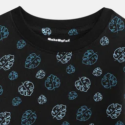 makemyfab Boys Printed Pure Cotton T-shirt with Joggers image 5