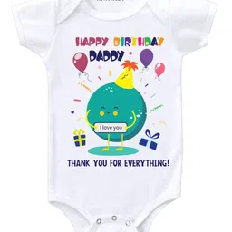 KNITROOT Thank You For Everything Print Short Sleeves Onesie - White-picture-25