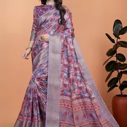 FASHIONIZO Silk Blend Handloom Saree-picture-11