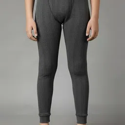 UNDERLOOP Kids Striped Mid-Rise Thermal Bottoms-picture-47