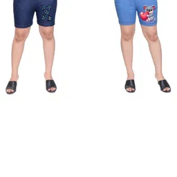 MIRAKSH Girls Blue Shorts-picture-26