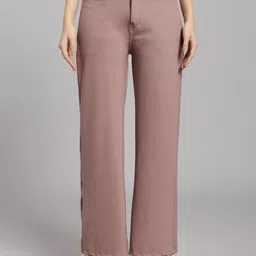 Veltick Women Carrot Fit Mid Rise Parallel Trousers-picture-32