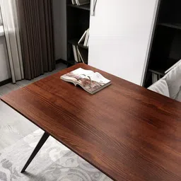 SUNBIRD Brown Self Adheisve Waterproof Oil Proof Peel & Stick Wallpaper image 3