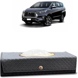 brothertwo Car Tissue Box Holder with 100 Tissue For Toyota Innova Crysta Vehicle Tissue Dispenser-picture-43