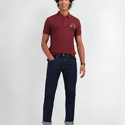 U.S. Polo Assn. Denim Co. Men Graphic Printed Polo Collar Cotton Slim Fit T-shirt image 3