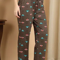 Smarty Pants Printed Cotton Lounge Pants image 4