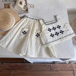 LULU & SKY Girls Printed Top with Skirt image 5