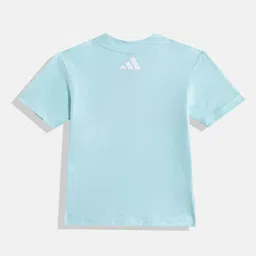 ADIDAS Boys Printed Pure Cotton T-shirt with Shorts image 3