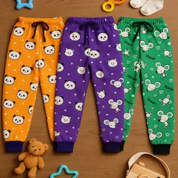 CORTICA Boys Pack Of 3 Printed Woolen Joggers-picture-26
