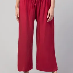 FAMBEE Women Knitted Palazzos-picture-16