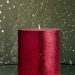 atorakushon Red 2 pieces Pillar Candle image 4